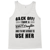 Back Off Crazy Daughter Afraid To Use Her Tank Top