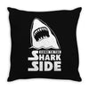 Come To The Shark Side Throw Pillow