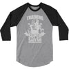 training to go super saiyan 3/4 Sleeve Shirt
