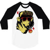 hip hop gorila 3/4 Sleeve Shirt