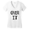 over it slim fit Women's V-Neck T-Shirt