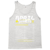 April Girl Facts Taurus Tank Top