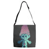 anatomy of a troll Adjustable Strap Totes