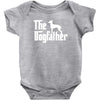 the dogfather italian greyhound white Baby Onesie