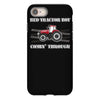 case ih red tractor boy comin' through iPhone 8 Case
