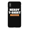 nerdy shirt iPhoneX