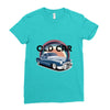 Old Car Ladies Fitted T-Shirt