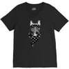 bull dog american falg V-Neck Tee