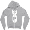 f bomb Zipper Hoodie