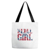 rebel girl Tote Bags