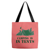 camping is in tents t shirt Tote Bags