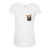 Cute Maternity Scoop Neck T-shirt