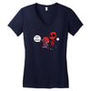 unicorn spidey Women's V-Neck T-Shirt