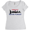 Patriot Day Never Forget Women's Triblend Scoop T-shirt