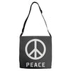 peace sign Adjustable Strap Totes