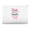 pink beautiful trauma world tour 2018 Accessory Pouches