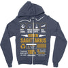 Born Sagittarius Multitasking Problem Solving Tees Zipper Hoodie