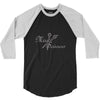 miss scissors rhinestone 3/4 Sleeve Shirt