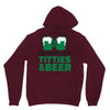 st. patrick's day titties and beer Unisex Hoodie