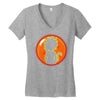 Kid Goku Saiyan With Dragon Ball 4 Star Women's V-Neck T-Shirt