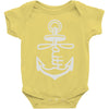 anchored faith (2) Baby Bodysuit