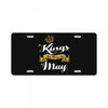 kings are born in may License Plate
