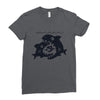 big shark little fish Ladies Fitted T-Shirt