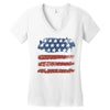 us flag Women's V-Neck T-Shirt