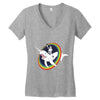 narwhal rainbow stormtrooper Women's V-Neck T-Shirt