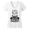 I Am Cat Actually In A Very Commited Relationship Women's V-Neck T-Shirt