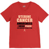 Uterine Cancer Awareness I Wear Peach For Some Special To Me V-Neck Tee