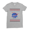 santa christmas Ladies Fitted T-Shirt