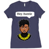 Killmonger Hey Auntie Ladies Fitted T-Shirt