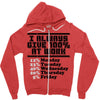 always give 100 percent Zipper Hoodie