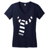 scarf Women's V-Neck T-Shirt