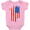 sa distress flag cool american Baby Onesie