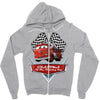 grandma fire trucks Zipper Hoodie