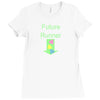 future runner Ladies Fitted T-Shirt