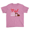 Just A Girl In Love With Her Heavy Equipment Operator Youth Tee