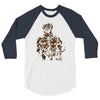 the evolution of groot 3/4 Sleeve Shirt