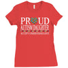 proud autism daughter Ladies Fitted T-Shirt