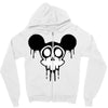 skull mickey cartoon Zipper Hoodie
