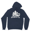 roughin' it roughing trailer camping camp Unisex Hoodie