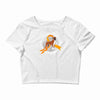 boxers support leukemia awareness Crop Top