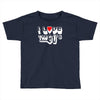 i love the 90's  musik dj fun Toddler T-shirt