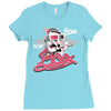 boo (2) Ladies Fitted T-Shirt