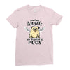 angel pug [converted] Ladies Fitted T-Shirt