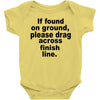 if found on ground please Baby Bodysuit