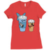 think of a wonderful thought Ladies Fitted T-Shirt