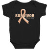 Survivor Of Uterine Cancer Baby Bodysuit